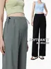 Pantalones de Maternidad, Corte Holgado, Tallas Grandes, Nuevo Estilo de Verano, Estilo Yamamoto, Relajados Delgados Casuales de Cintura Alta, Sin Soporte Abdominal, Pantalones de Pierna Ancha de Seda Helada