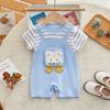 Ropa de verano para bebé mameluco delgado para bebé pingüino ropa para recién nacido de manga corta ropa de verano para bebé niño