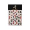 Pegatina para uñas con diseño de gato de la suerte con figura de hormiga YITU Gong Xi Fa Cai Guo Feng con adhesivo decorativo para uñas YT4509