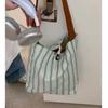 Bolso de Lona de Gran Capacidad para Mujer 2024 Nuevo Verano Moda Casual Bolso de Hombro Tipo Tote para Viaje
