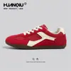 Zapatillas de Entrenamiento Alemanas Estilo Retro Global para Mujer, Nuevas para Otoño 2026, Zapatos Planos con Bloques de Color Blanco y Negro, Zapatos Deportivos Casuales de Nicho de Moda