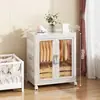 Guarda-roupa Doméstico Quarto Armário Simples de Armazenamento Organização de Roupas Guarda-roupa Bebê Armário de Armazenamento de Plástico Em Estoque Atacado