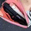 Bolso Multifuncional Portátil de Cuero Genuino para Mujer, Neceser de Viaje, Bolso de Cosméticos de Piel de Vaca de Capa Superior con Patrón de Cocodrilo