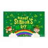 Itens Populares para o Dia de São Patrício: Fundo de Decoração para Festival Irlandês, Tecido Pendurado para Decoração de Feriado Irlandês Transfronteiriço, Banner para Montagem de Cenário