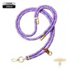 Cordón de alta gama original para teléfono móvil de 8 MM resistente para colgar en el cuello ajustable para exteriores anti-pérdida cuerda trenzada para muñeca dorada