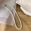 Colar de Pérolas da Moda Socialite de Luxo Leve para Mulheres, Corrente de Clavícula de Alta Qualidade, Acessório Versátil Popular Novo de 2026