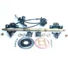 Accesorios para Go-Kart Eje Trasero Motocicleta de Cuatro Ruedas Modificación 61- 74cm Accesorios de Puente Trasero Freno Trasero Freno de Pie Tres Agujeros