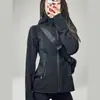 Chaqueta Soft Shell Suave de Primavera y Otoño para Mujer 2025 Nueva Cintura Ajustada Versátil Deportiva al Aire Libre Top de Gama Alta