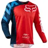 Traje Downhill Cabeza de Zorro Traje de Motocicleta Todoterreno Traje de Ciclismo Carreras Manga Larga Secado Rápido Transpirable Fox Camiseta Transpirable Deportes