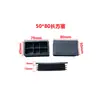 Enchufe de tapón de tubo de plástico rectangular al por mayor de fábrica tapón de tapón de tubo de acero inoxidable tapa de sello para patas de mesa silla de muebles tapón cuadrado