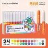 Manual de Frutas Azules Bolígrafo Especial para Estudiantes de Arte Caja de Regalo Master de Pintura Set de Lápices Marcadores Acrílicos de Colores Estudiante de Primaria