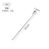 Cuchara Mezcladora de Mango Largo Acero Inoxidable 304 Engrosada 316 Cuchara para Hielo Cuchara para Café Doméstica al Aire Libre Cuchara para Miel Postre