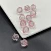 Contas de vidro 12mm furo vertical passante pequena nogueira longa amor nogueira pulseira diy pulseira contas soltas