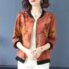 Ropa de Protección Solar Versátil de Manga Larga con Estampado de Mickey de Xue'Er para Mamás, Chaqueta Fina Casual, Chaqueta de Béisbol Holgada