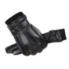 Guantes de PU para Hombre, Ciclismo de Invierno, Forrados de Felpa, Engrosados, Cortavientos, Impermeables, Compatibles con Pantalla Táctil, para Motocicletas Eléctricas, Protección contra el Frío, Cálidos, para Servicio de Entrega