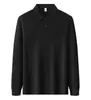 Camisa Polo de Manga Larga para Hombres y Mujeres, Atuendo para Ir al Trabajo, Oficina Lugar de Trabajo Casual de Negocios Versátil Cotidiano Top con Cuello