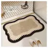 Alfombrilla de baño para suelo, antideslizante, absorbente, para pies, entrada de inodoro, alfombra de secado rápido, tierra de diatomeas, venta al por mayor, dropshipping transfronterizo