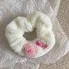 Ligas de Lana para Otoño e Invierno, Dulces Cuerdas para el Cabello, Pequeños Regalos, Ligas de Felpa, Accesorios para Cabello Grueso, Lazos de Encaje, Ligas de Goma para Mujer