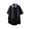 Camiseta Polo Versátil de Manga Corta Estilo Japonés, Corte Holgado, Nueva Colección Verano 2026 para Hombre de Marca de Moda, Control de Precio 98