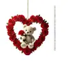 Colgante de Oso de Rosa Acrílica para el Día de San Valentín Transfronterizo Regalo Perfecto Adecuado para Mochila Llavero Colgante de Coche