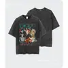Camiseta Anime Death Note Vintage Lavada Camiseta Yagami Light