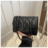 Linha de bordado rômbico estilo francês Bolsa Crossbody feminina 2024 Nova Corrente de Moda Bolsa Texket Ombro Bolsa Quadrada Pequena