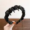Diadema de estilo de cabello para la frente de caña alta 2026, versátil con dientes para un agarre antideslizante, diadema para lavarse la cara, colección de accesorios para el cabello para mujeres