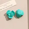 Parches de Joyería Acrílicos de Flor de Rosa Simulada Brillantes y de Colores Accesorios para Pendientes y Llaveros DIY
