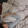 Juego de Cuatro Piezas de Algodón Lavado Teñido en Hilo Dinámico de Color Contrastante Cepillado de Algodón Puro Relleno Grueso de Algodón Puro Funda de Edredón Sábanas de Cama Cálidas para Otoño e Invierno