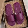 Pantuflas Haining Talla Extra Grande para Casa Verano Hombres y Mujeres Domésticas Antideslizantes Sandalias de Cuero Genuino Cuero de Vaca para Casa Sin Olor