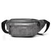 2024 Nova bolsa cinza peito bolsa cintura estilo coreano moda moda bolsa de ombro crossbody bag mochila casual na moda