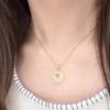 Nuevo collar con hebilla de seguridad de la fortuna de estilo chino, colgante de la fortuna para mujer, regalo para mejor amiga, novia o madre, nicho de estilo chino.