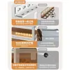 Estantería de alta calidad, armario, dormitorio, fácil de montar, adecuado para apartamentos de alquiler, perchero de metal de estilo abierto, estante de almacenamiento y armario de almacenamiento