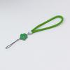Cuerda corta tejida de trébol, cuerda de cuero sintético, cordón con forma de flor pequeña, cordón corto para teléfono móvil, cordón de juguete, 10 colores disponibles