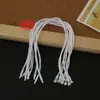 Várias Cordas de Etiqueta de Linha de Algodão para Roupas, Clips de Etiqueta com Cabeça de Bala para Bolsas, Sapatos e Chapéus, Fixadores de Etiqueta de Linha Encerada, Atacado do Fabricante