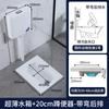 Guangdong Modelo Delgado con Curva 20cm 18cm Sin Curva 15cm 13cm Tipo Sifón Tubería Grande Inodoro de Sentadilla Venta al por Mayor