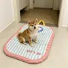 Alfombrilla impermeable de dibujos animados estilo Ins para mascotas, almohadilla refrescante de verano, cama para dormir en sofá para gatos, alfombrilla para cama de perro, alfombrilla universal para mascotas para todas las estaciones