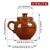 Salero Cerámico de Arcilla Tradicional con Tapa, a Prueba de Humedad, Diseño Flip-Top, Resistente a Altas Temperaturas