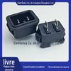 Tomada de dois pinos 10A250V tomada para refrigerador de carro tomada CA para refrigerador pequeno 26 * 20 tomada CA