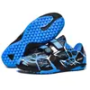 Primavera y Verano Nuevos Zapatos Deportivos para Niños Zapatos de Fútbol con Tacos Largos Zapatillas Bajas con Velcro Tacos para Niños
