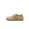 Zapatos Birkenstock de Piel Genuina para Mujer, Nuevo Estilo Primavera y Otoño, Suela Gruesa, Aumento Interno de Altura, Slip-On Todo Incluido, Zapatos Birkenstock Feos