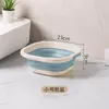 Lavabo plegable para dormitorio, uso doméstico, estudiantes, estudiantes nuevos, niños, lavabo para lavar ropa, cuenco de plástico portátil para viajes en varios tamaños