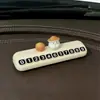 Placa de Número de Estacionamento Temporário Fofa em Formato de Galinha para Painel do Carro