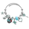 Pulseira de Anime Cartoon Stitch com Pingente Criativo para Mulheres em Liga de Zinco com Contas Joias Atacado Transfronteiriço Novidades para a Primavera