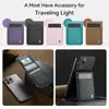 Cartera Estilo Marco de Fotos Simple Denior Anti-Robo RFID Magnética Ranura para Tarjetas Multifunción Soporte de Cuero PU Soporte para Tarjetas