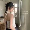 Primavera y verano copa fija puro sexy pecho envuelto dulce lazo encaje cuello top de tubo doble uso camisola
