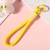 Nuevo Lanyard de Anillo de Silicona Correa para Taza de Agua Correa para Teléfono Correa de Mano Portátil para Exteriores Serie de Colores Dopamina Al por Mayor