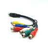Cabo patch 9PIN DIN revolução 6RCA Cabeça fêmea Lótus equipamento de áudio vintage 9pindin