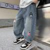 Jeans para niño Primavera y Otoño 2025 Pantalones de Otoño para Niños Mayores, Pantalones Largos Delgados al por Mayor Estilo Trendy