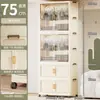 Em estoque Casa Sem Instalação Guarda-Roupa de Bebê Armário de Armazenamento para Recém-Nascidos Guarda-Roupa Dobrável para Roupas Infantis Guarda-Roupa sem Furos